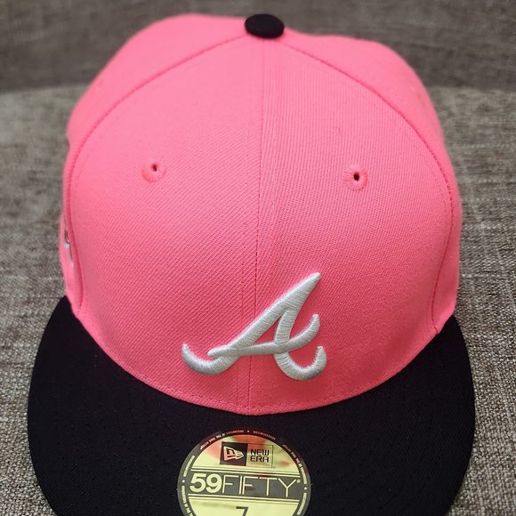 New Era Atlanta Braves 59FIFTY Fitted Hat Exclusive 40th Year Side Patch - 7 NWT - Picture 6 of 7